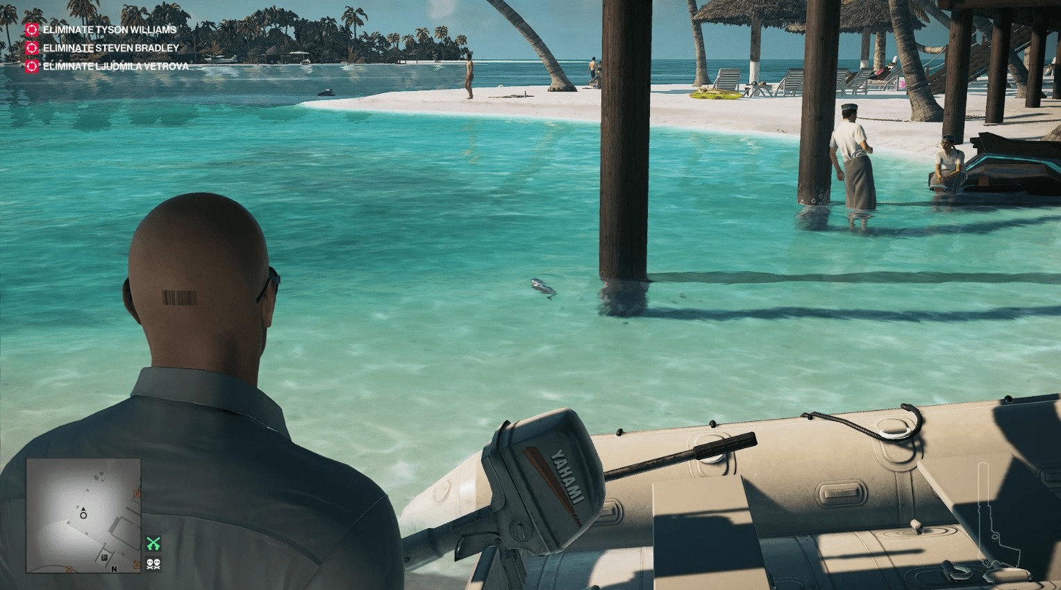 HITMAN 3 - All Redacted Challenges Gameplay Guide - Haven Island, Maldives / The Last Resort - 1E0965F