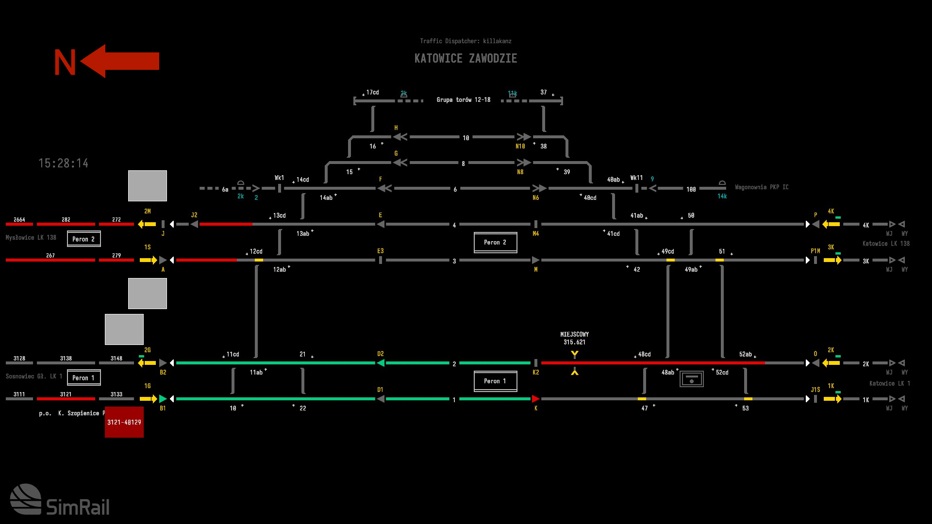 SimRail - The Railway Simulator - Basic Dispatching Full Guide - Katowice Zawodzie - In Detail (computerised) - E502272