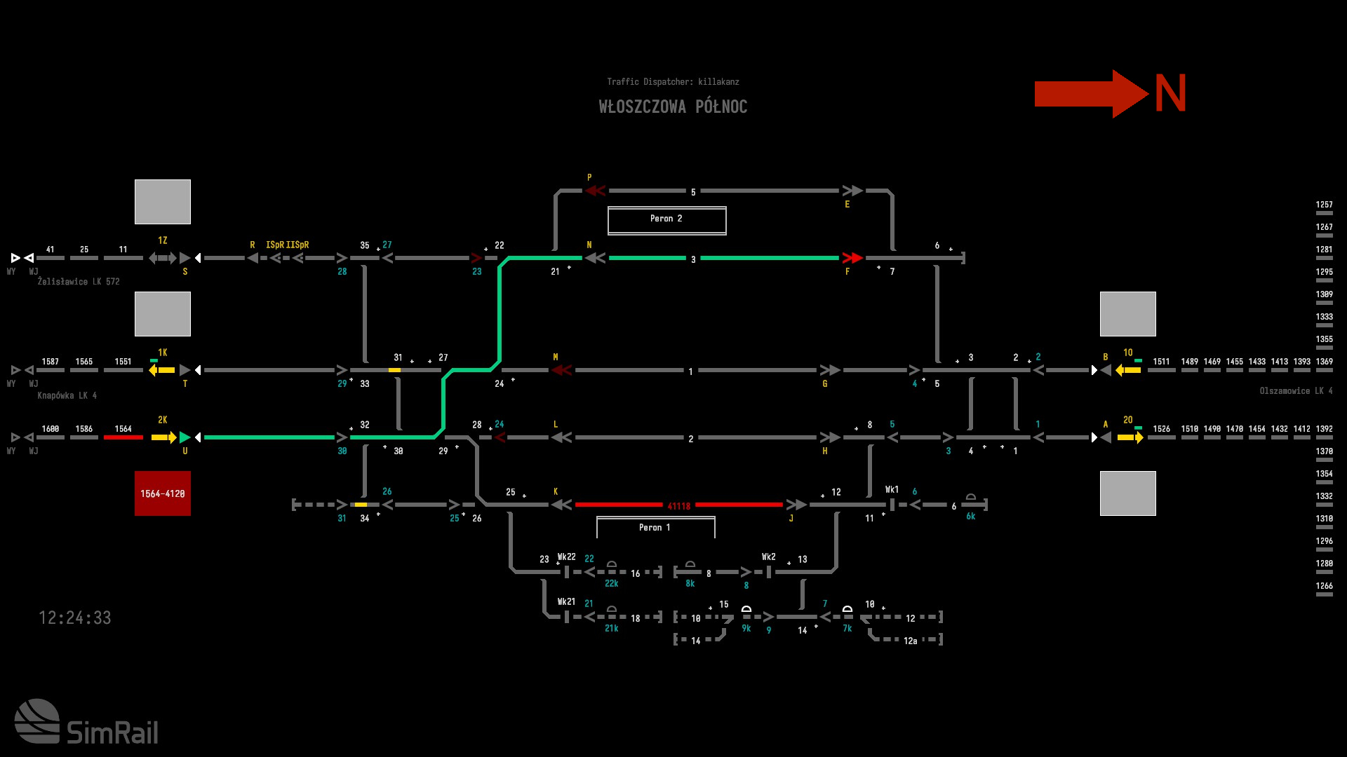 SimRail - The Railway Simulator - Basic Dispatching Full Guide - Wloszczowa Polnoc - In Detail (computerised) - B587D6A