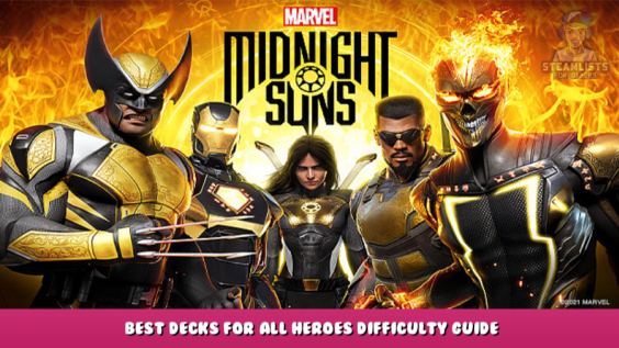 Marvel’s Midnight Suns – Best Decks for All Heroes Difficulty Guide 1 - steamlists.com