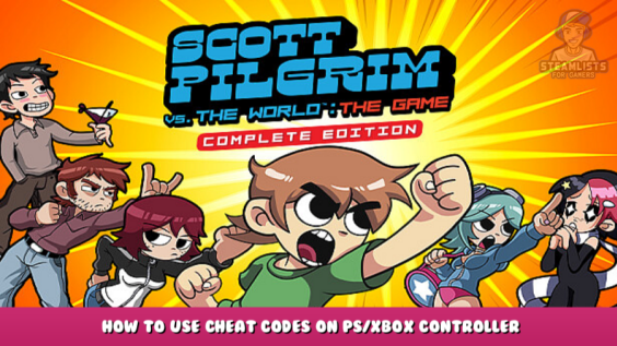 Scott Pilgrim vs The World – How to use cheat codes on PS/XBOX controller 2 - steamlists.com
