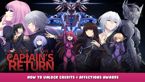 Sunrider 4: The Captain’s Return – How to Unlock Credits & Affections Awards 1 - steamlists.com