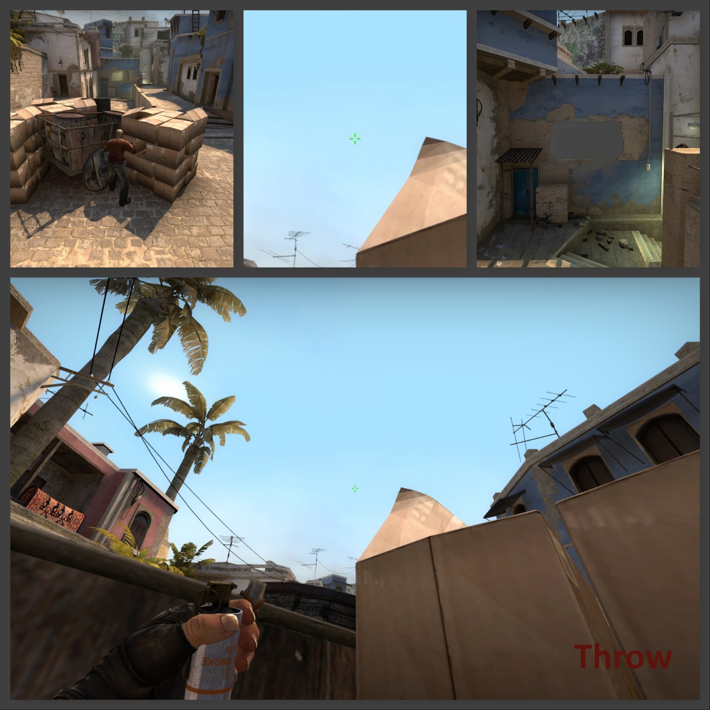 Counter-Strike: Global Offensive - Mid Smokes Mirage Map - Mid Smokes - 557F94F