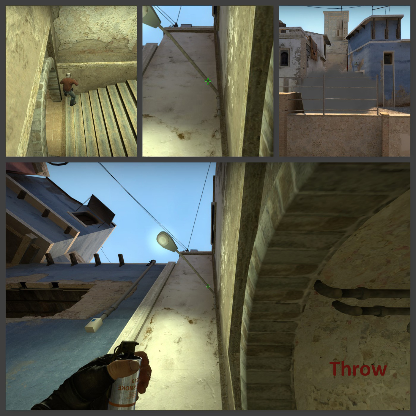 Counter-Strike: Global Offensive - Mid Smokes Mirage Map - Mid Smokes - E0DD6C6
