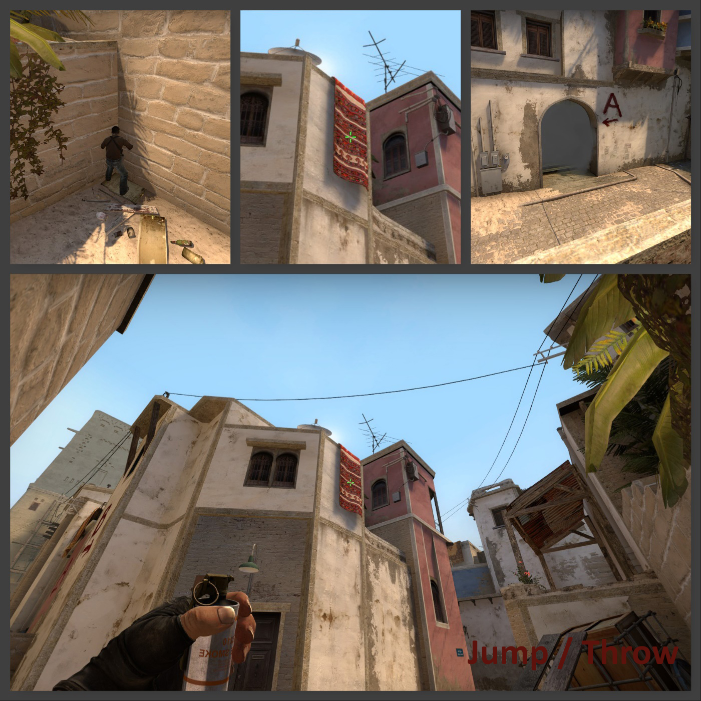 Counter-Strike: Global Offensive - Mid Smokes Mirage Map - Mid Smokes - EE7D38E