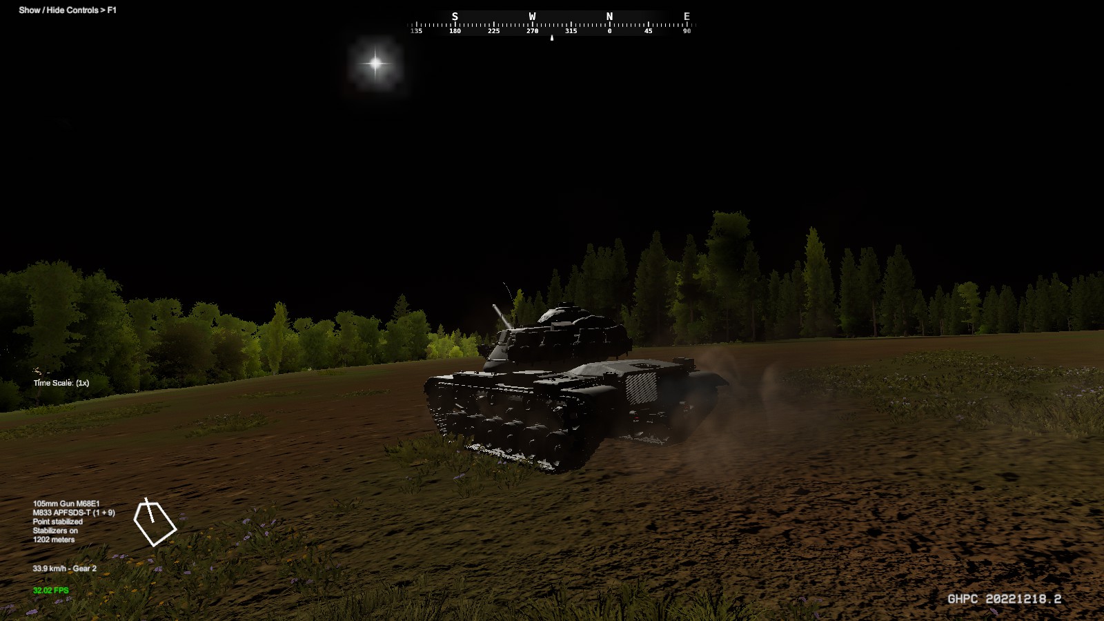 Gunner HEAT PC! - M60A1 Night-Time Operation Tips - Night-Time Operation - AE2D99F
