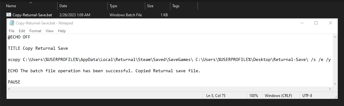 Returnal™ - How to make copies of Returnal save file - Instruction - 1B94048