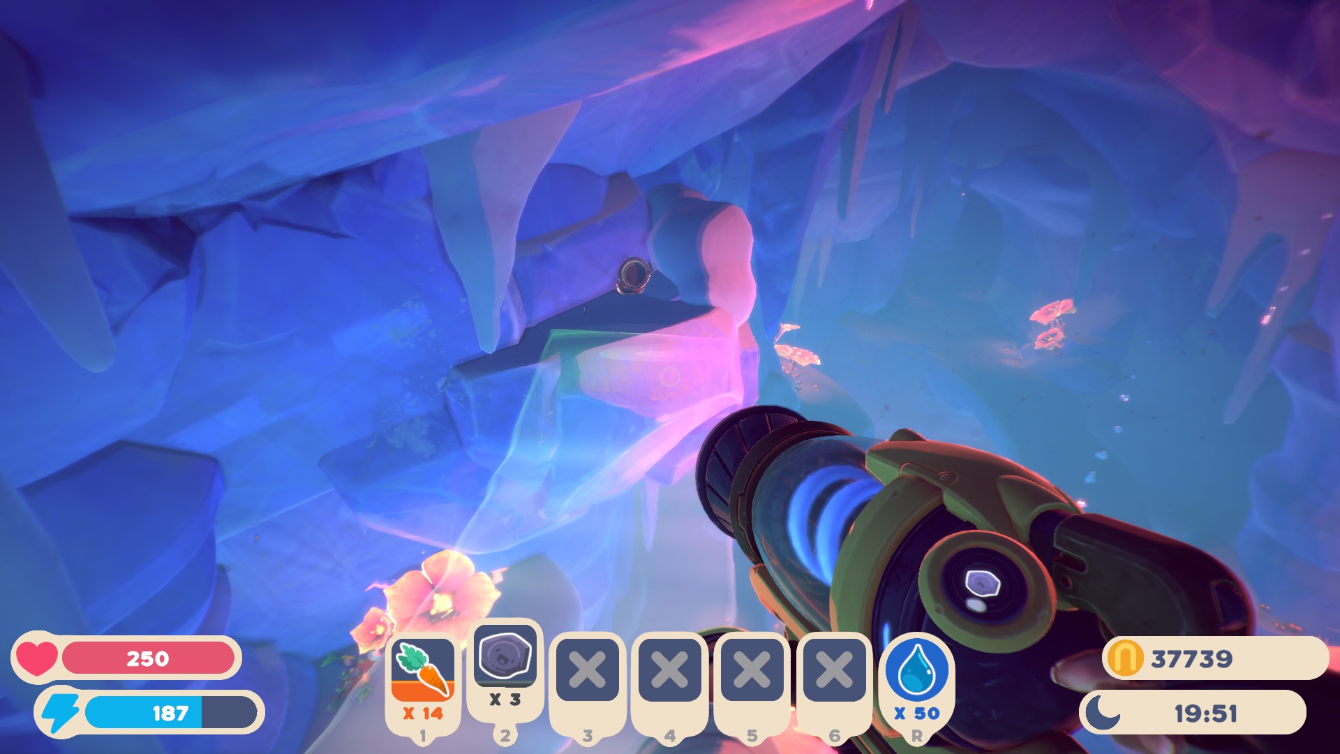 Slime Rancher 2 - Capsule Locations for Powderfall Bluffs - Pods 7 - 12 (Underground) - BE200B6