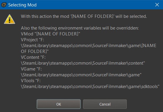 Source Filmmaker - Creating the Mod Folder - 1. Creating the Mod Folder - 419CDEC