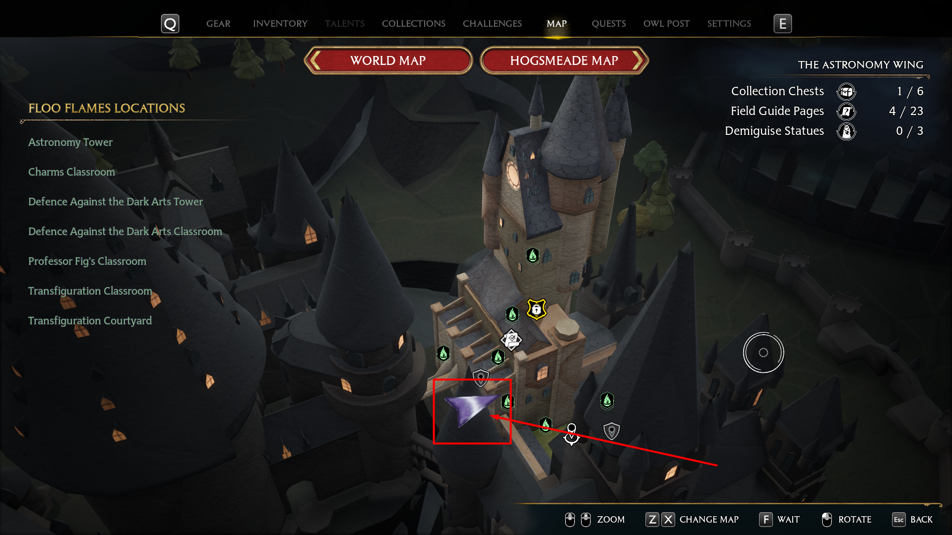 Hogwarts Legacy – Quest find landmark from Arthur’s Treasure Map 2 - steamlists.com