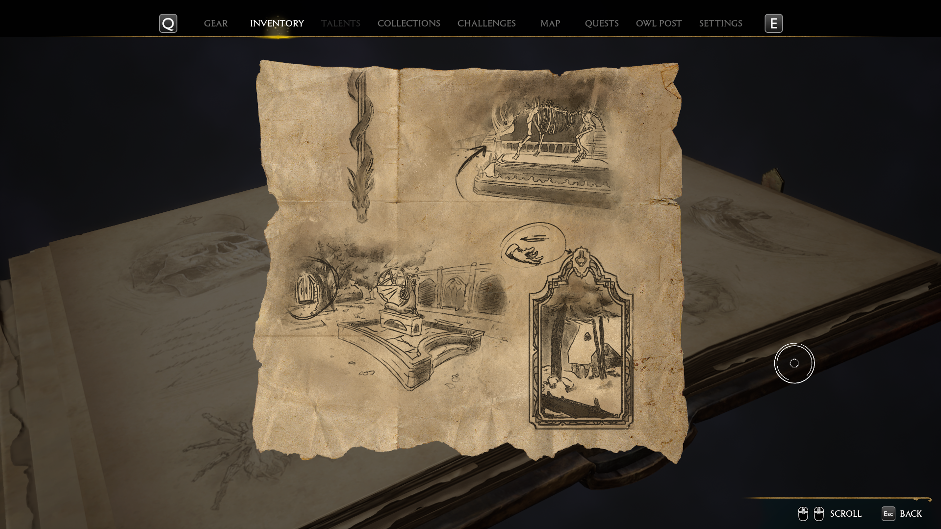Hogwarts Legacy – Quest find landmark from Arthur’s Treasure Map 5 - steamlists.com