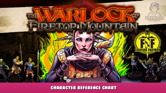 The Warlock of Firetop Mountain – Character Reference Chart 1 - steamlists.com