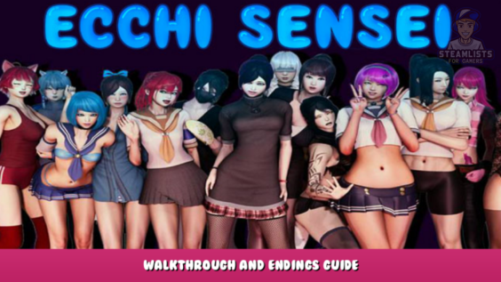 Ecchi Sensei – Walkthrough and Endings Guide 2 - steamlists.com