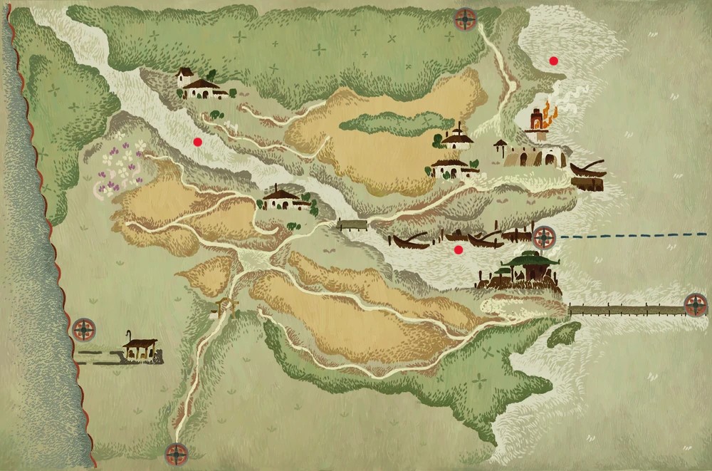 Book of Travels - Fishing Map Location - Fishing Map - 4C4436A