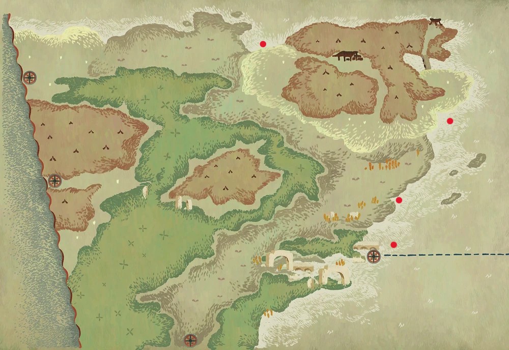 Book of Travels - Fishing Map Location - Fishing Map - 8405B95
