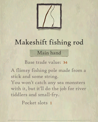 Book of Travels - How to start fishing & fish types - How to start fishing - EA58C01