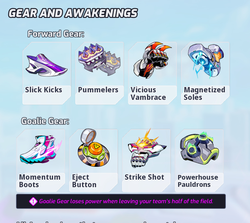 Omega Strikers - Gear and Awakening Meta - Gears & Awakenings - EAD36FD