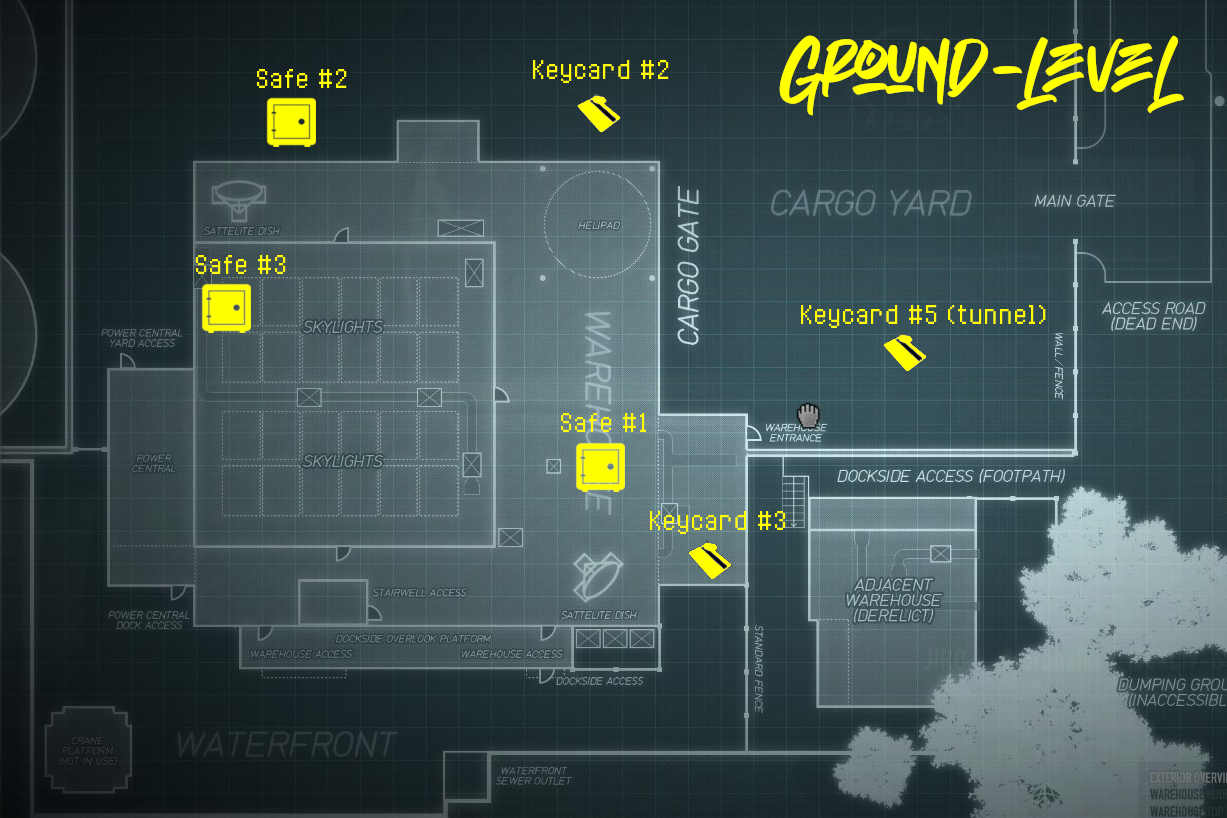 PAYDAY 2 - All Lost Safes Location - Tape 1 (Bad For Business): Shadow Raid - 3DC83C4