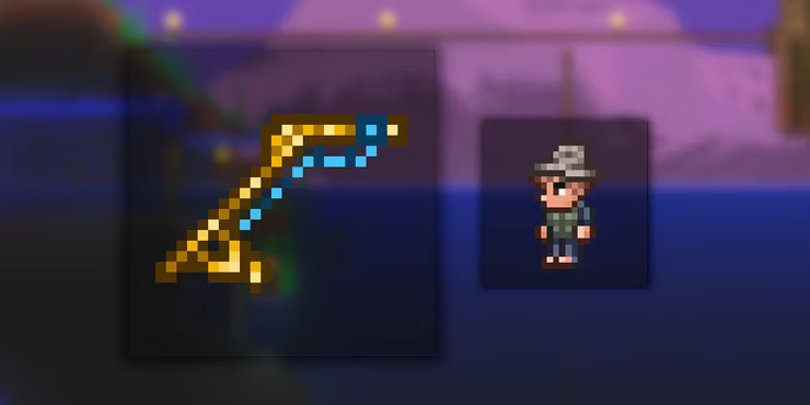 Terraria - The best fishing rods to use in game - Golden Fishing Rod - E22B8BC