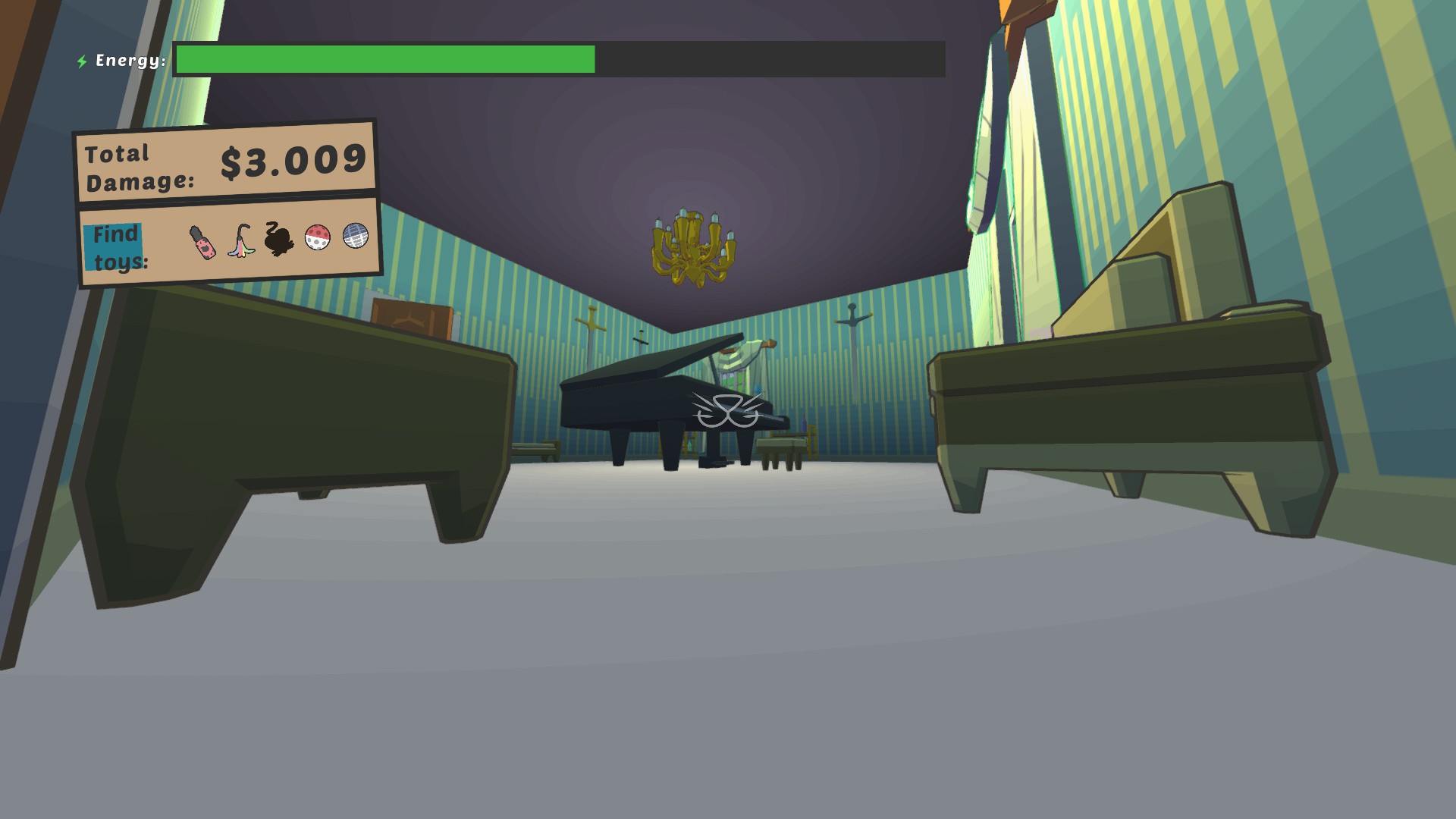 Catlateral Damage: Remeowstered - All key locations for bonus levels - 5. Pawliday Den - 6F946D8