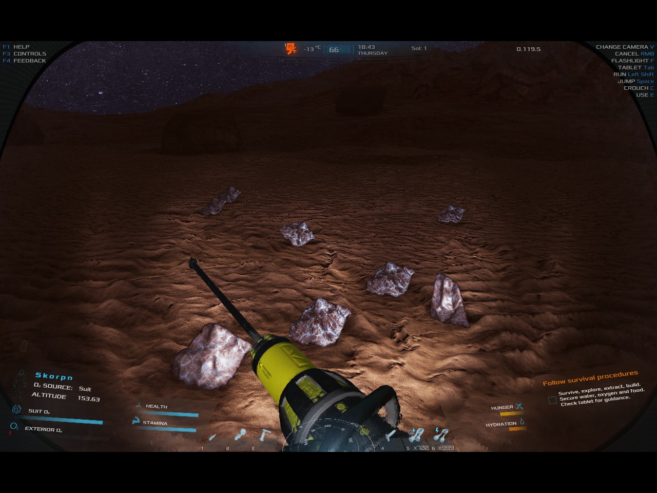Occupy Mars: The Game - Basic crafting and walkthroughs - First (Or Second) Steps On Mars & Ore Collecting - 6C65D26