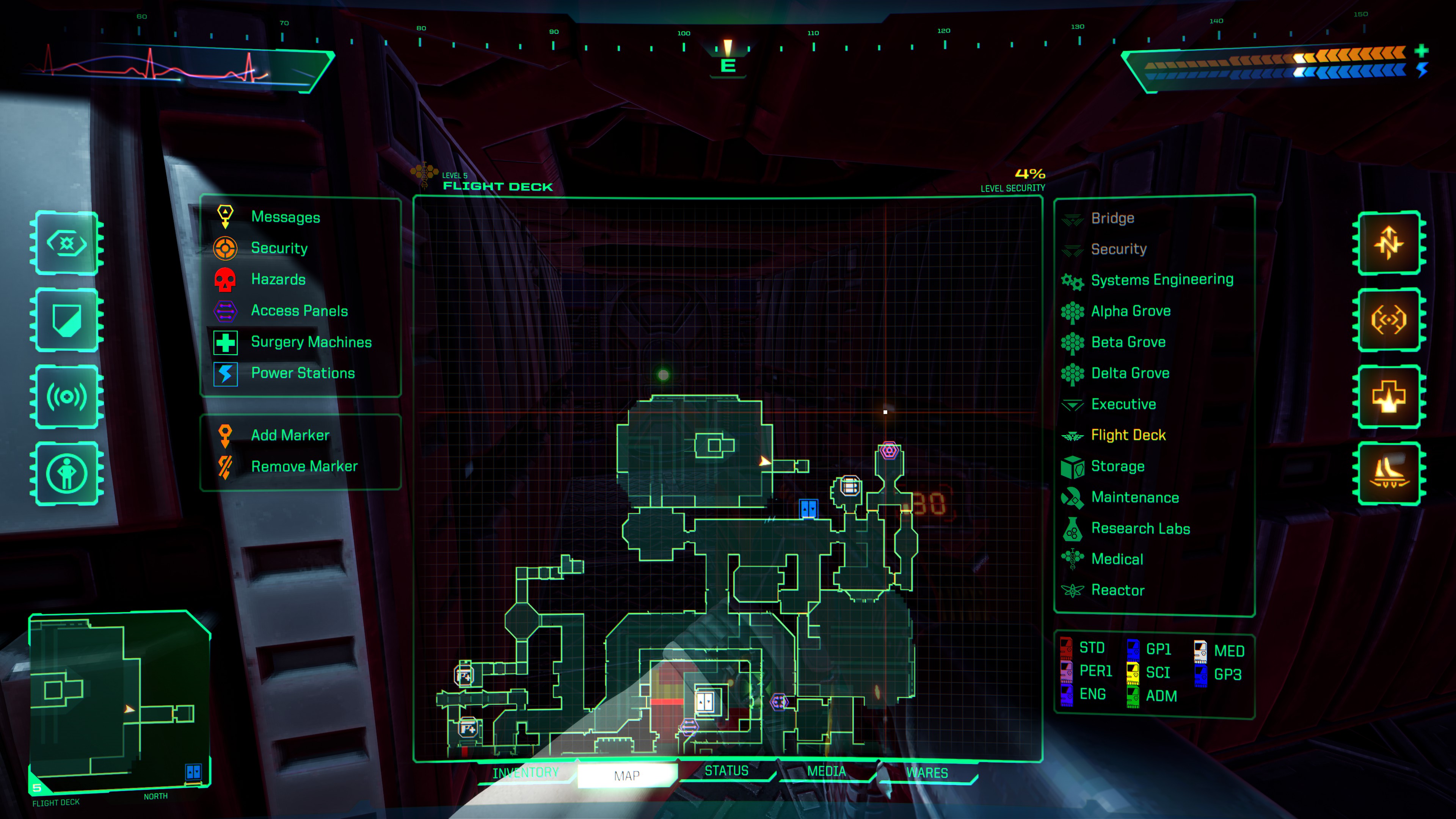 System Shock - All Skully Location Guide - I don't know how guides work sorry - 0275302