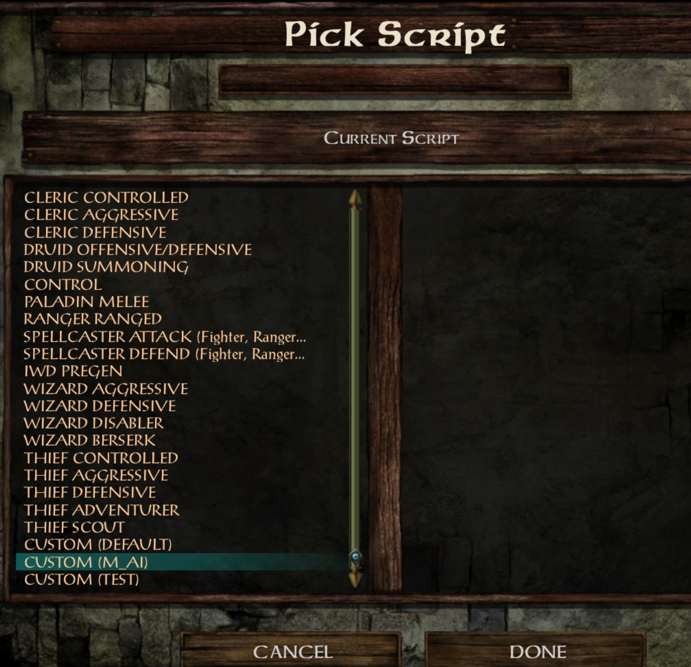 Icewind Dale: Enhanced Edition - AI Script for Icewind Dale EE Config - Installation - 2A20E45