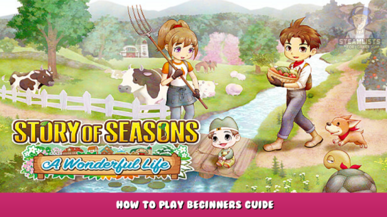 STORY OF SEASONS: A Wonderful Life – How to play beginners guide 1 - steamlists.com