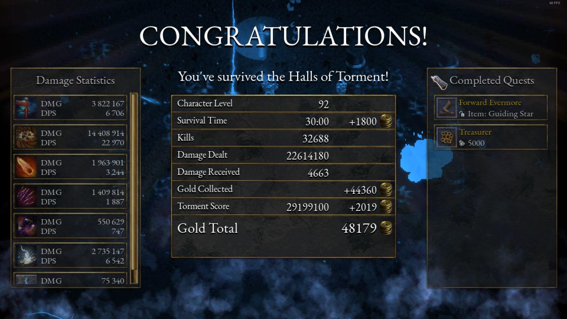 Halls of Torment - How to complete quest and achievements - Gold Farming - D7B97DA
