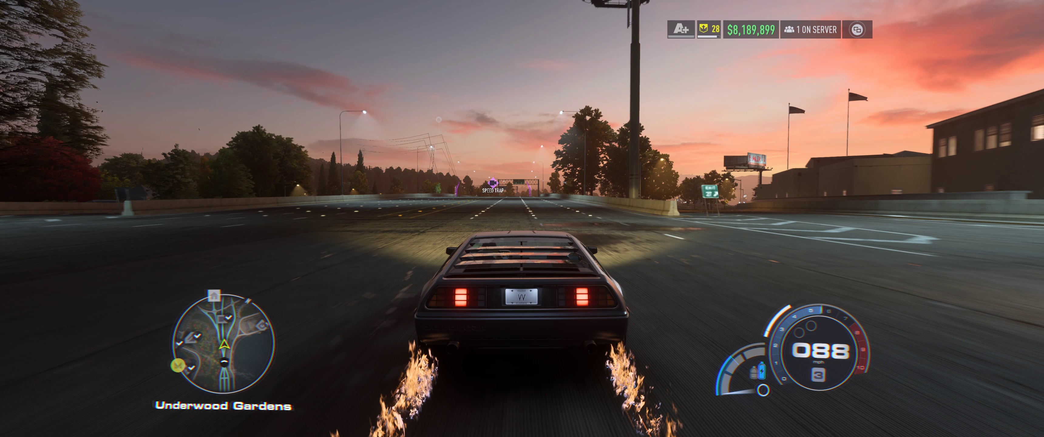 Need for Speed™ Unbound - DeLorean Fire Streaks Easter Egg Guide - Fire Streaks - 1261336