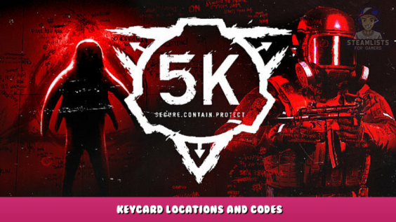 SCP: 5K – Alpha Testing – Keycard locations and codes 1 - steamlists.com