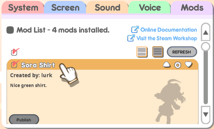100 Orange Juice - How to Create Character Mods - Part Four: Getting The Mod to Work! - 152B517