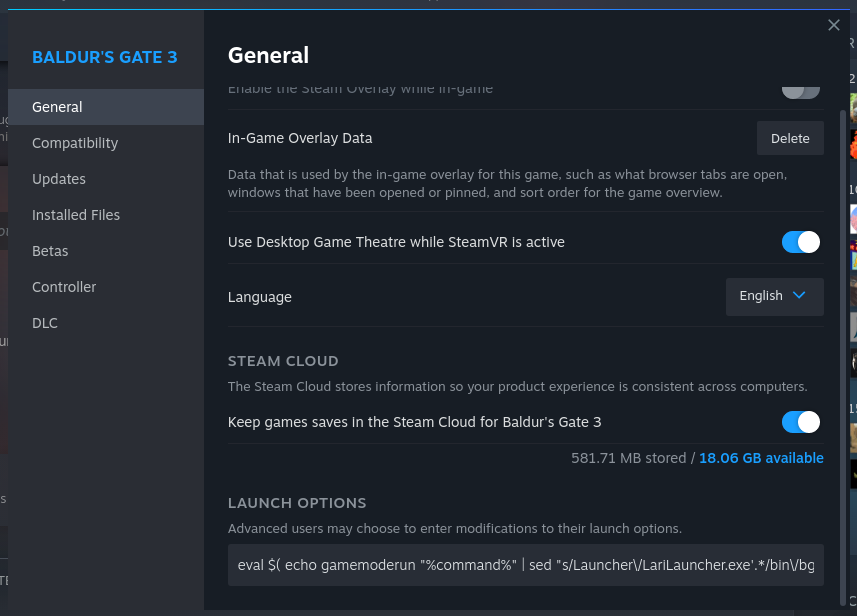 Baldur's Gate 3 - Skip launcher on Linux Tutorial Guide - Main - 262CFBA