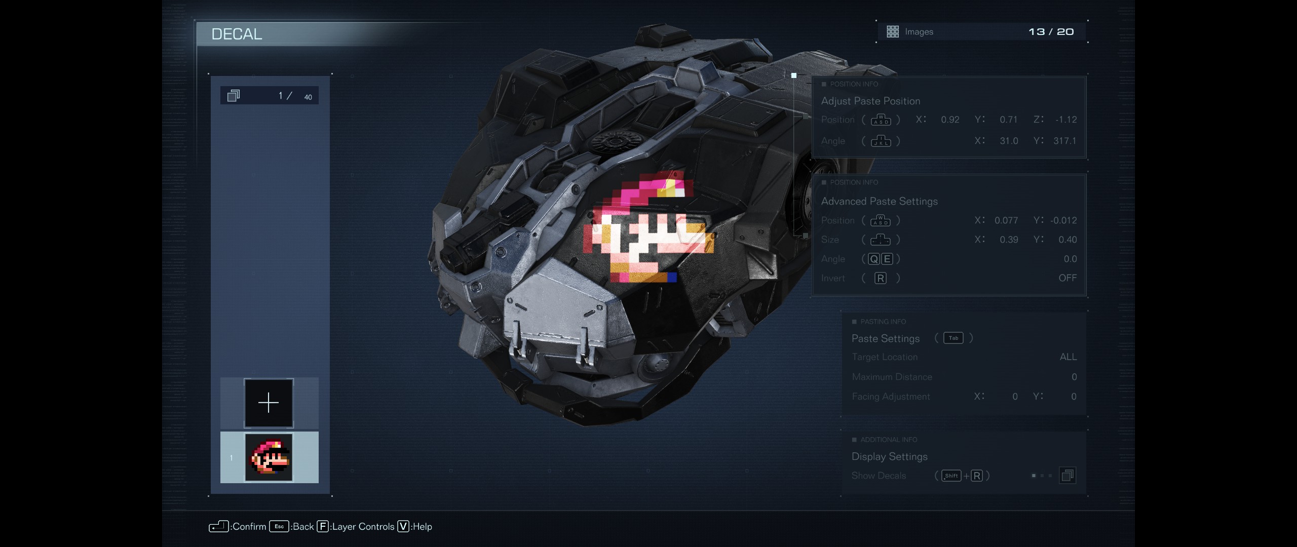 ARMORED CORE™ VI FIRES OF RUBICON™ - How to Get/Use Emblem - Super Mario World - Pixel Art - 023594D