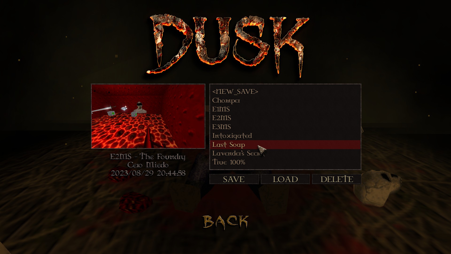 DUSK - How Save Files + Links and Locations - What is Inside? - 7A85340