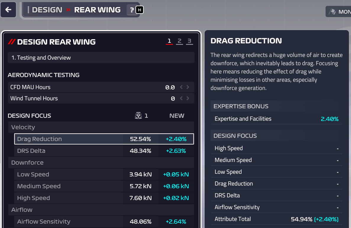 F1® Manager 2023 - All Chapter Design and Research Mechanics - Chapter 2: Stats and Their Sources - 5075B99