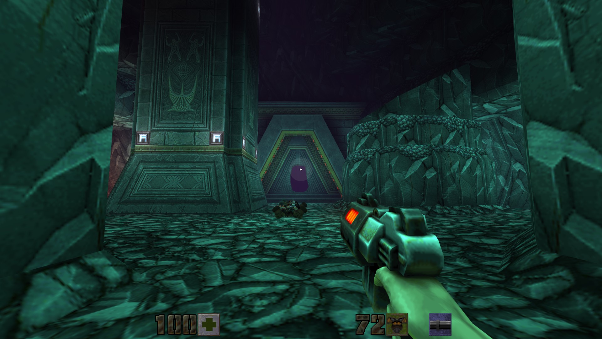 Quake II - Secret Levels Call of the Machine Location - Bonus cats! - D434B3D