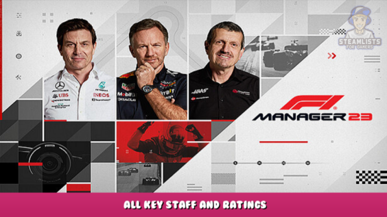 F1® Manager 2023 – All key staff and ratings 2 - steamlists.com