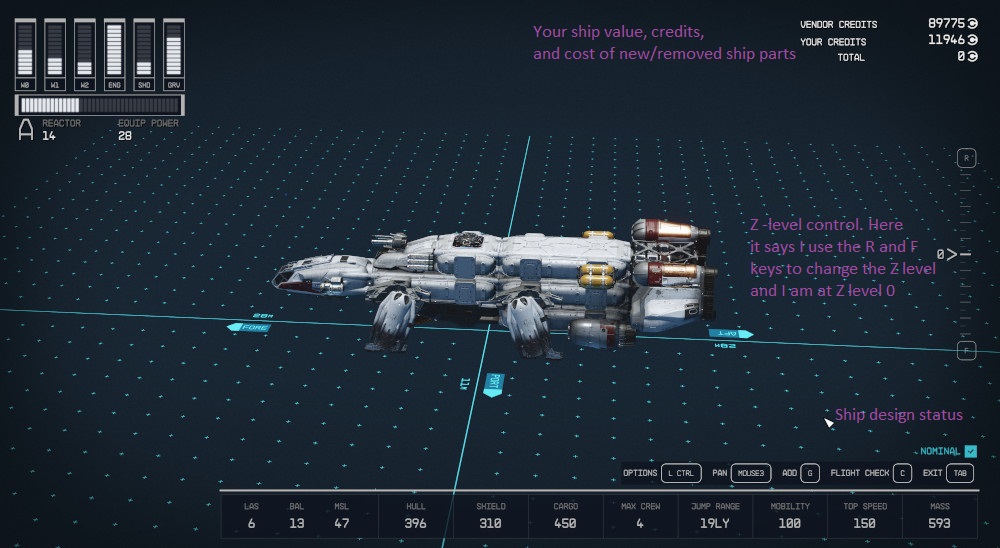 Starfield - Cómo personalizar el barco + la apertura de cerraduras y el acoplamiento - Modificación de tu barco - CE4D2A7